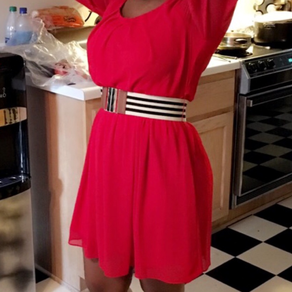 Red dress